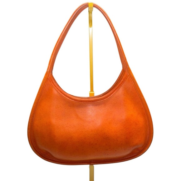 Coach | Vintage Mini Ergo Shoulder Bag | RARE Tangerine | Style 9027 | USA made - Picture 10 of 12